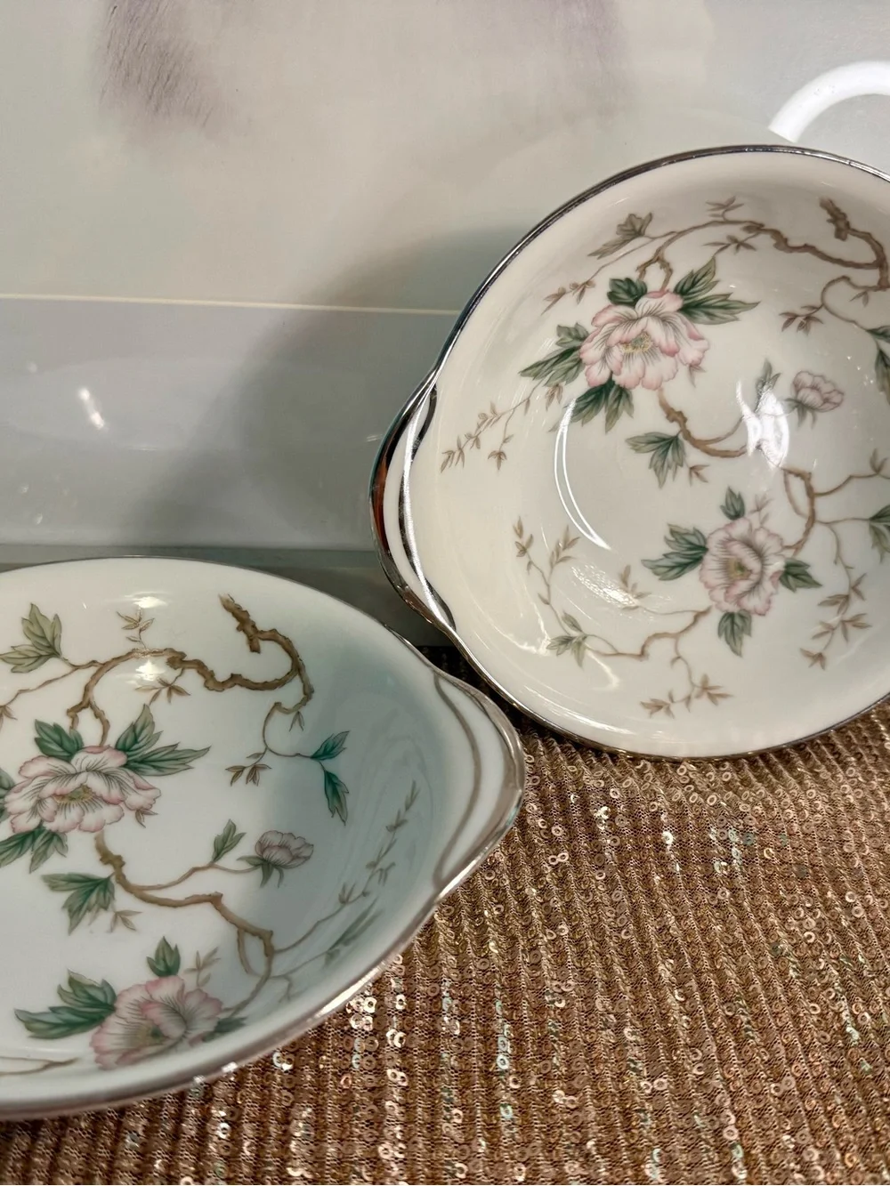 🌸H9 - Noritake China Salad/Ice Cream Bowls -  2-Bowl set🌸🛍️